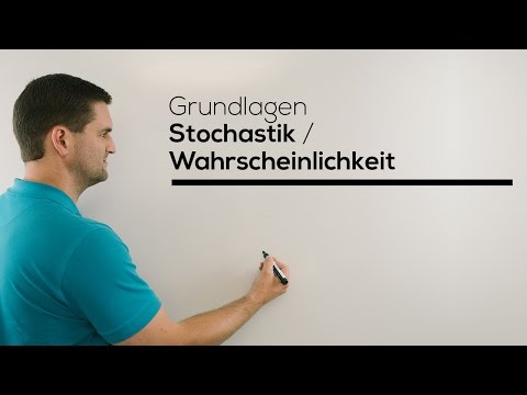Stochastik Grundlagen, Wahrscheinlichkeit, Nachhilfe online | Mathe by Daniel Jung