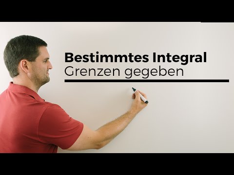 Bestimmtes Integral, Grenzen gegeben, Mathehilfe online, Erklärvideo | Mathe by Daniel Jung