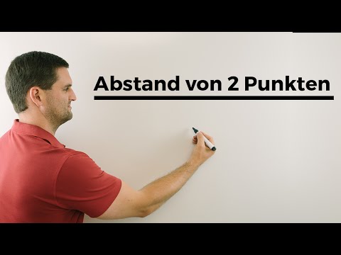 Abstand von 2 Punkten, Analysis, Funktionen, Wurzelformel | Mathe by Daniel Jung