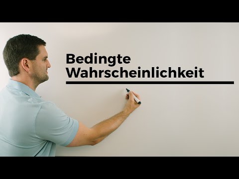 Bedingte Wahrscheinlichkeit, Satz von Bayes, Bayes-Theorem, Formel | Mathe by Daniel Jung