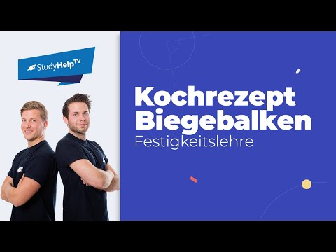 Kochrezept bei Aufgaben zum Biegebalken - Technische Mechanik 2