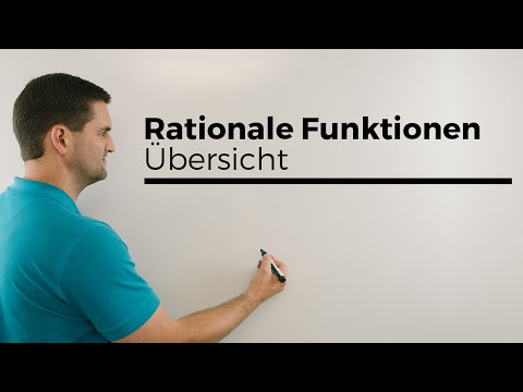 Rationale Funktionen, Übersicht, echt, unecht, Mathematik | Mathe by Daniel Jung