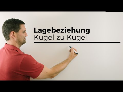 Lagebeziehung Kugel zu Kugel, Übersicht, Vektorgeometrie, Mathe by Daniel Jung