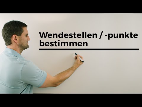 Wendestellen/Wendepunkte bestimmen Teil 2, Mathehilfe online | Mathe by Daniel Jung