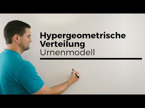 Hypergeometrische Verteilung, Urnenmodell &quot;ohne Zurücklegen&quot; | Mathe by Daniel Jung