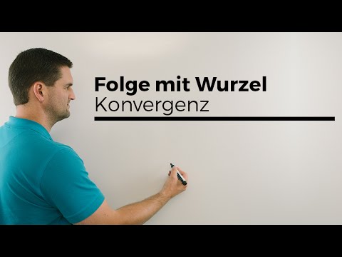 Folge mit Wurzel auf Konvergenz untersuchen, Grenzwert, Multiplikation mit 1 Version