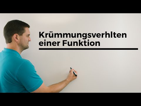 Krümmungsverhalten einer Funktion, Wendepunkte, Änderung der Steigung | Mathe by Daniel Jung