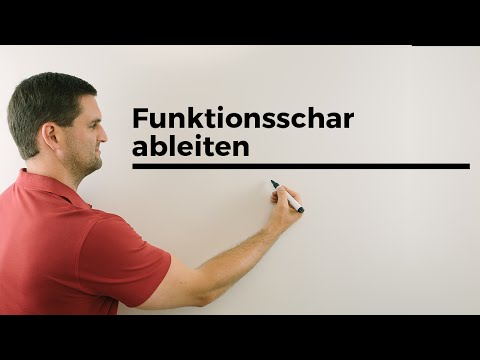 Funktionsschar ableiten, Ableitung mit Parameter/Buchstaben, Basics, Mathe by Daniel Jung