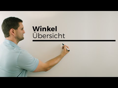 Winkel, Übersicht, Vektorgeometrie, Formeln, Mathehilfe online, Erklärvideo | Mathe by Daniel Jung