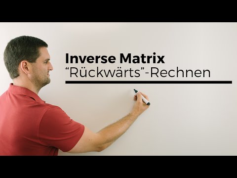 Inverse Matrix zum &quot;Rückwärts&quot;-Rechnen bei Übergangsprozessen | Mathe by Daniel Jung