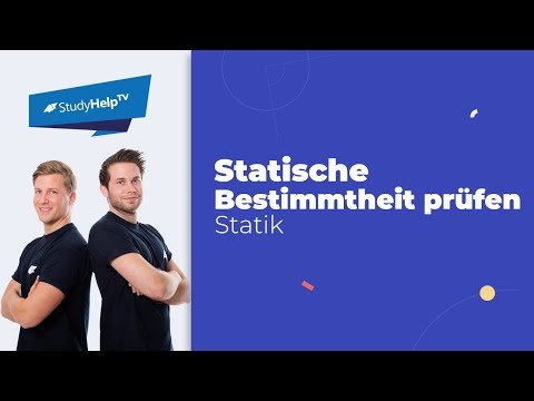 Statische Bestimmtheit prüfen - mehrteiliges System