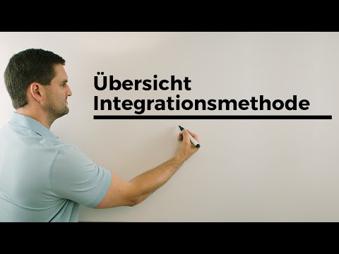 Übersicht Integrationsmethoden, Integrationsregeln | Mathe by Daniel Jung