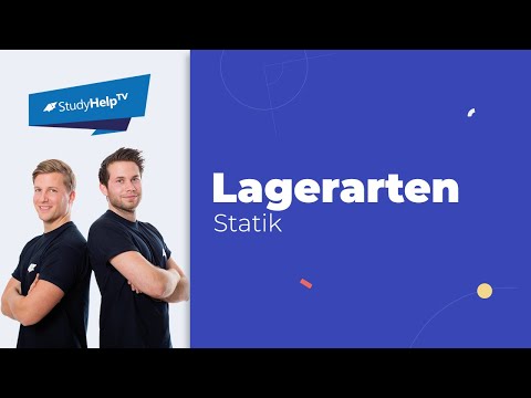 Lagerarten - Grundlagen der Technischen Mechanik - Statik