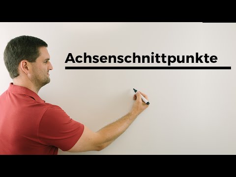 Achsenschnittpunkte/Achsenabschnitte bei Funktionen | Mathe by Daniel Jung