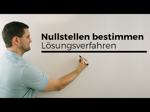 Nullstellen bestimmen, Lösungsverfahren, Ausklammermethode | Mathe by Daniel Jung