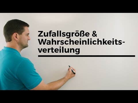 Zufallsgröße und Wahrscheinlichkeitsverteilung, Grundlagen mit Beispiel | Mathe by Daniel Jung