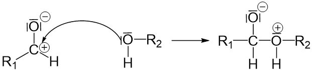 Nucleophile Addition Beispiel 2