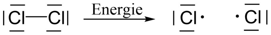 homolytische spaltung