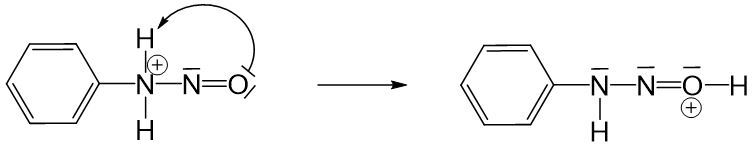 Anilinmoleküls an positiver Ladung des Nitrosylkations 2