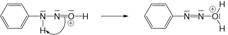 Anilinmoleküls an positiver Ladung des Nitrosylkations 3