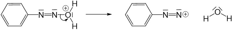 Anilinmoleküls an positiver Ladung des Nitrosylkations 4