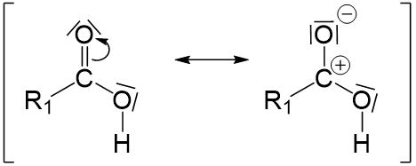 Carbonsäure Mesomere Grenzstruktur