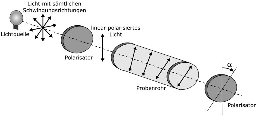 Optische Aktivität von Kohlenhydrate