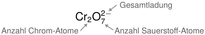 Bestimmen der Oxidationszahl